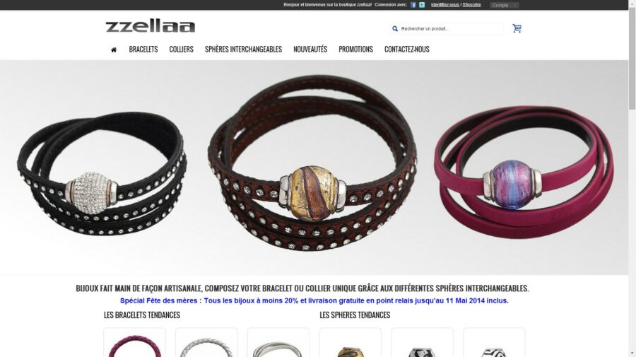 Boutique de bijoux artisanaux et personnalisables : zzellaa.com