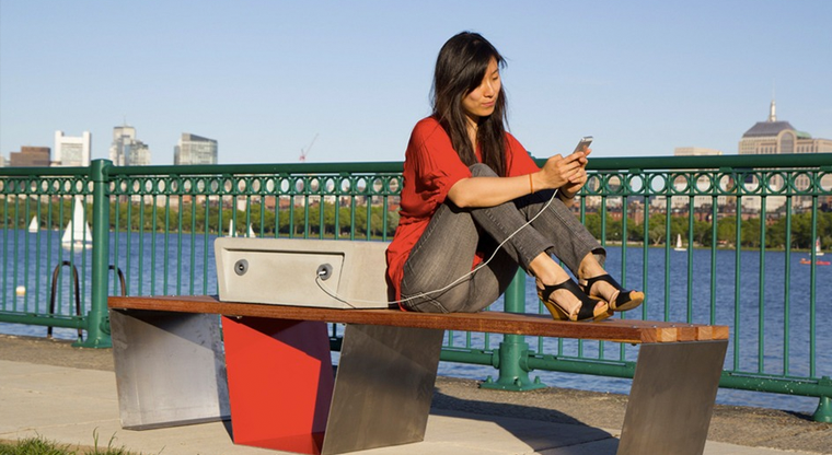 Un banc de parc pas comme les autres